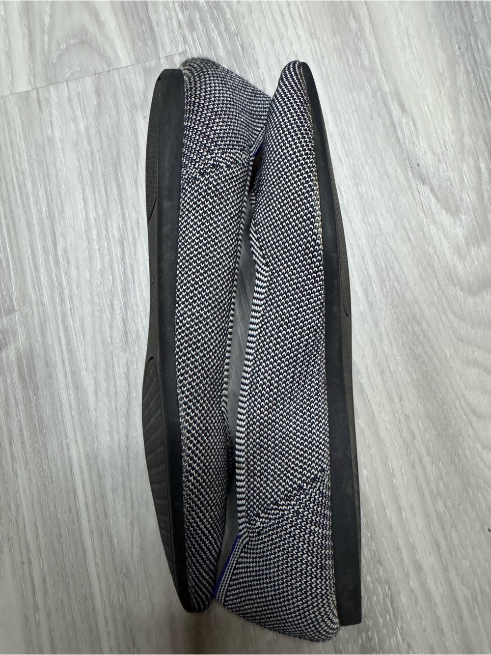 ROTHY’S | Pointed Toe Ballet Flat | Cloud Grey Birdseye Knit | Size 9 - Picture 10 of 11